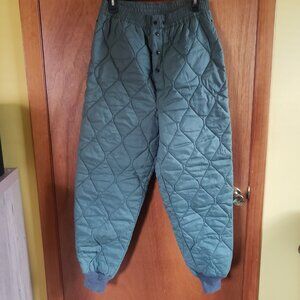 70s Vintage USAF Quilted , CWU-9/P, Trousers Pants Joggers